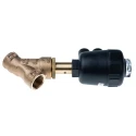 Burkert Angle Type Pneumatic Actuated Valve Stainless Steel 16 Bar 3/4 in 185356