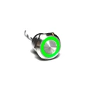 Bulgin Capacitive Switch Momentary NO Illuminated Red Green Anodised Stainless Steel Aluminium IP68 IP69K MC25MOSGR