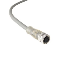 Bulgin M12 Circular Connector Free End Polyvinyl Chloride Jacket 250V IP67 PXPPNP12FBF04ACL050PVC