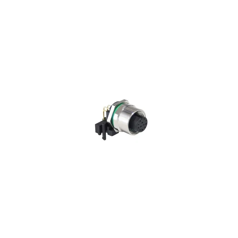 Bulgin Buccaneer M12 Circular Connector 12 Contacts Panel Mount Socket Female IP67, Brass Housing PXMBNI12RAF12APCM12