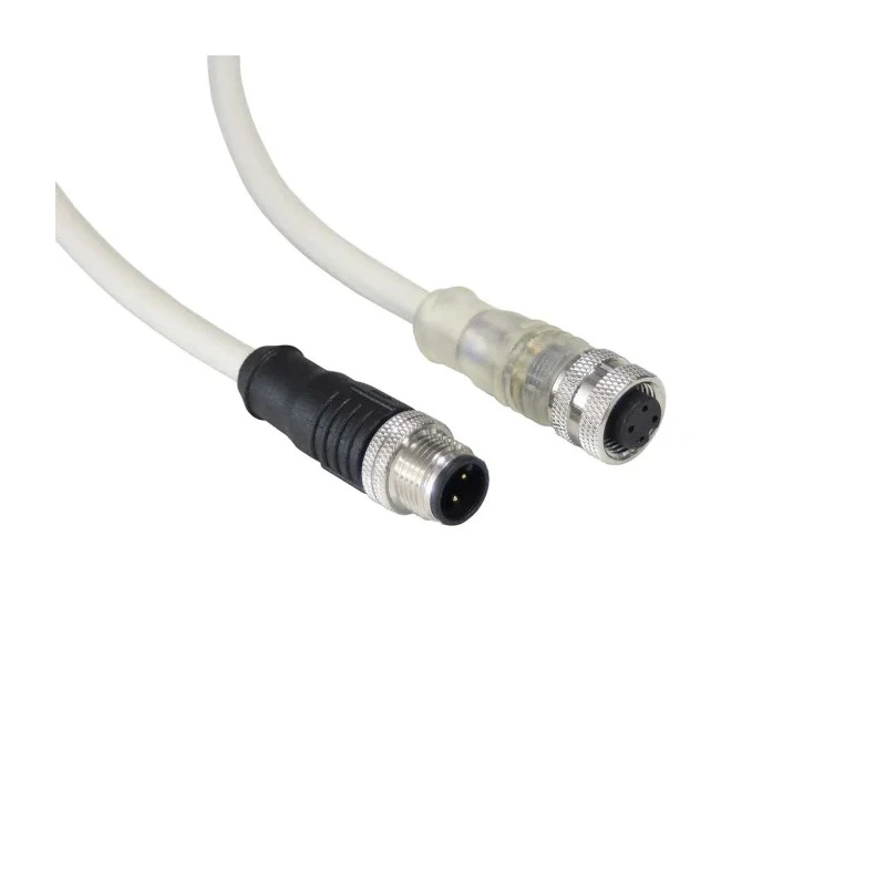 Bulgin Industrial Circular Connector M12 to Circular Connector 250V Polyurethane Jacket PXPPNP12FBF04AFI020PUR