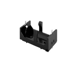 Bulgin D Size Battery Holder Glass Filled Nylon, Base PCB Mount, Solder Tag Termination BX0037