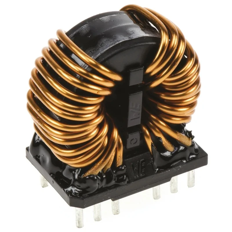 Wurth Elektronik 4.5 mH Nano Crystal Common Mode Choke, Max SRF 300 MHz, 18 A IDC, 4.2 mΩ RDC, Through Hole 7448051804