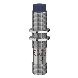Telemecanique Sensors Threaded Barrel Inductive Proximity Sensor M12 x 1, PNP Output, 24 V dc 200mA, 4 mm XS212BLPAM12