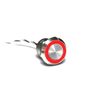 Bulgin Capacitive Switch Latching NC Illuminated Green Red On-Off IP68 Stainless Steel MC22LCSRG