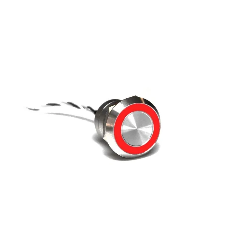 Bulgin Capacitive Switch Latching NC Illuminated Green Red On-Off IP68 Stainless Steel MC22LCSRG