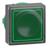 Schneider Electric Harmony Series Green Square Momentary Push Button Head 22mm Cutout IP66 ZB5CW333