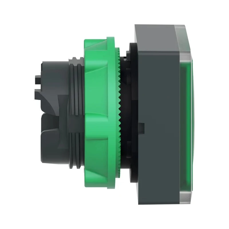 Schneider Electric Harmony Series Green Square Momentary Push Button Head 22mm Cutout IP66 ZB5CW333