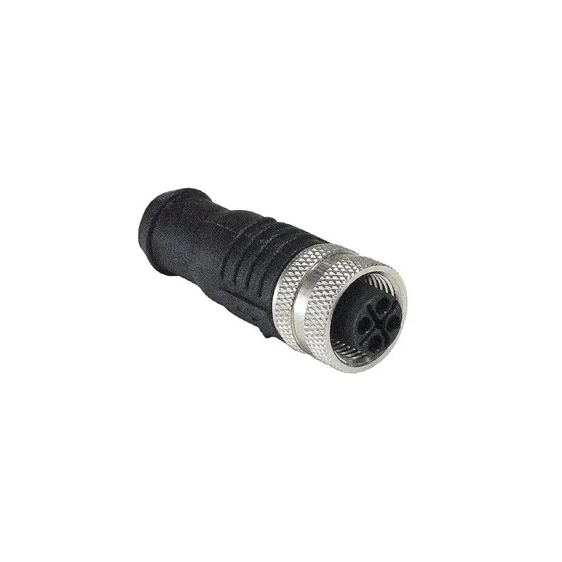 Bulgin M12 Circular Connector Free End Polyurethane Jacket 250V IP67 PXPTPU12FBF04SCL010PUR