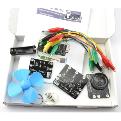 Monk Makes BBC Micro:bit Add-on Starter Kit SKU00063 for Micro Bit, Electronic Components, United Kingdom