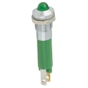 Signal Construct Yellow Panel Mount Indicator 24, 28V, 20mA, Solder Tab Termination, Prominent Bezel SMQD08124