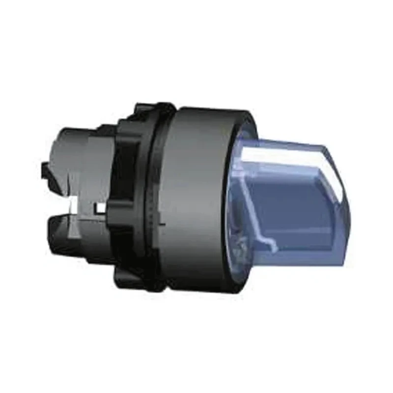 Schneider Electric Harmony Series 3 Position Illuminated Selector Switch Head, 22 mm Cutout, Blue Handle, IP65 ZB5AK1563