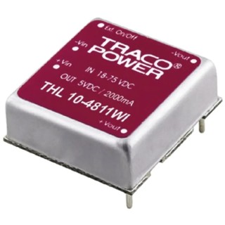 TRACOPOWER 10W Regulated Isolated DC/DC Converter, 24V DC Output, 410mA, 36V DC Max Input, PCB Mount, Shielded THL 10-2415WI