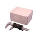 Hammond 1554 Series Grey Grey Lid ABS Enclosure IP66 60.5 mm Height x 90 mm Width x 120 mm Length 1554FGY