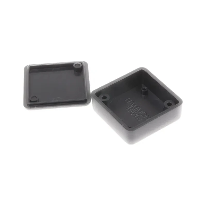 Hammond 1551 Series Black Black Lid ABS Enclosure IP54 15mm x 35mm x 35mm 1551NBK