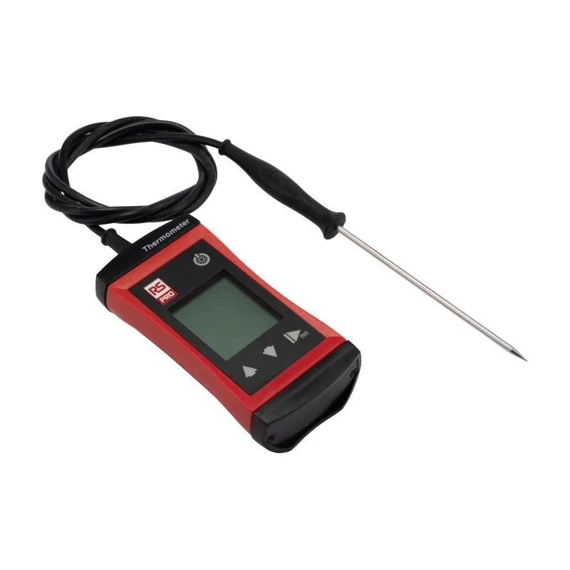 RS Pro Wired Digital Thermometer for HVAC Industrial Use Type T Thermocouple Probe 1 Input +250°C RS 1710