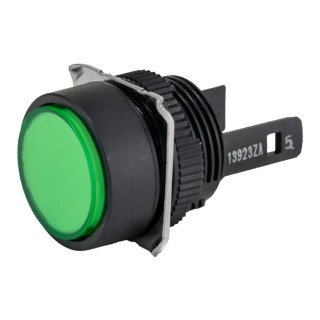 Omron Illuminated Push Button Switch Panel Mount 16 mm Cutout DPDT IP65 30V 250V AC A165L-TGA-24D-2