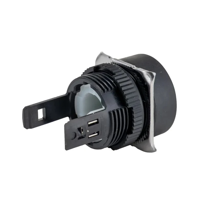 Omron Illuminated Push Button Switch Panel Mount 16 mm Cutout DPDT IP65 30V 250V AC A165L-TGA-24D-2