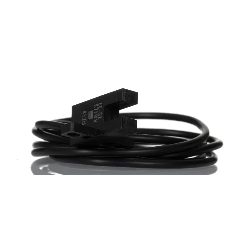 Omron Through Beam Photoelectric Sensor, Fork Style, 5 mm Detection Range, NPN Output, IP50, EE-SX672-WR 1M