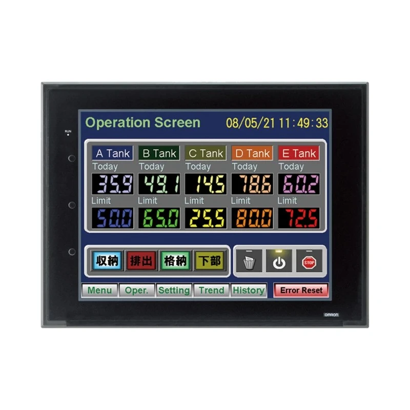Omron Human Machine Interface Display Module for Use with HMI Omron NS Series HMIS Compatible with Omron PLC NS5SQ11BV2