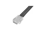 Molex Wire to Board Cable 3 Way Female Mini-Fit Jr to 3 Way Female Pigtail Nylon Jacket Black 300mm 600V 215321-2032