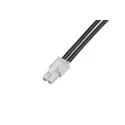 Molex Wire to Board Cable 2 Way Male Mini-Fit Jr to 2 Way Male Pigtail, Black Nylon Jacket, 150 mm, 600V, Series 215323-2021