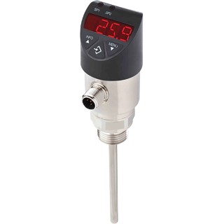 WIKA Temperature RTD Sensor 350mm Long, 5 Wire, ±0.5 % Accuracy, 80°C Max, M12 Connector, IO-Link Interface 43659471