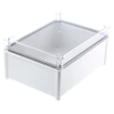 CAHORS GRP Combiester Series Grey Transparent Lid Fibreglass Enclosure IP66 360 x 270 x 171 mm E2736