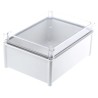CAHORS GRP Combiester Series Grey Transparent Lid Fibreglass Enclosure IP66 360 x 270 x 171 mm E2736