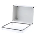 CAHORS GRP Combiester Series Grey Transparent Lid Fibreglass Enclosure IP66 360 x 270 x 171 mm E2736