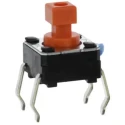 Omron Tactile Switch SPST 0.05A 24V dc Through Hole 6 mm Actuator IP00 