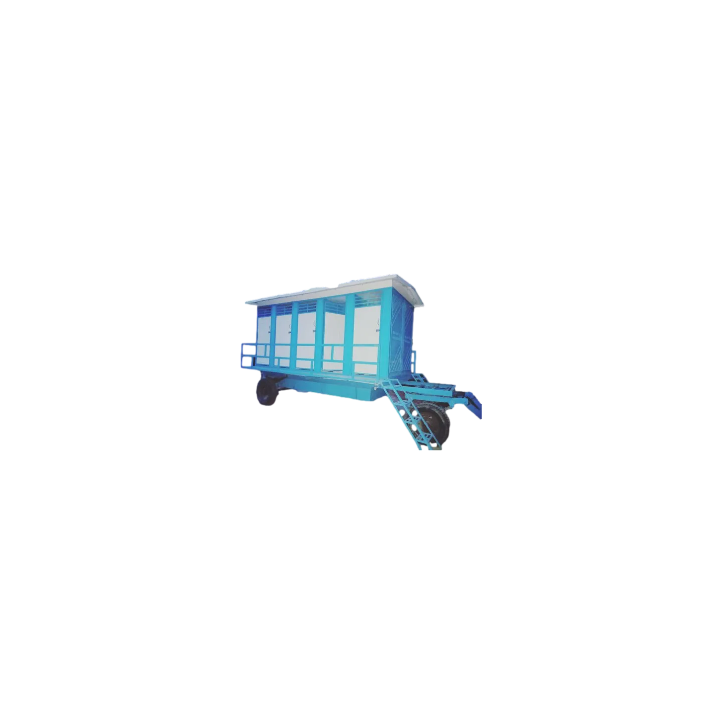 Buy Mobile Toilet Trolley 8 Seater Tank Capacity 1000 Ltr