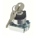 RS PRO RCAS 3-position Key Switch Head, Spring Return, 22 mm Cutout 205-2381