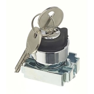 RS PRO RCAS 3-position Key Switch Head, Spring Return, 22 mm Cutout 205-2381