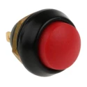 ITW Switches 59 Series Miniature Push Button Switch Panel Mount 14 mm Cutout Red SPST IP67 59-900089