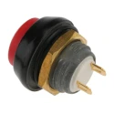 ITW Switches 59 Series Miniature Push Button Switch Panel Mount 14 mm Cutout Red SPST IP67 59-900089