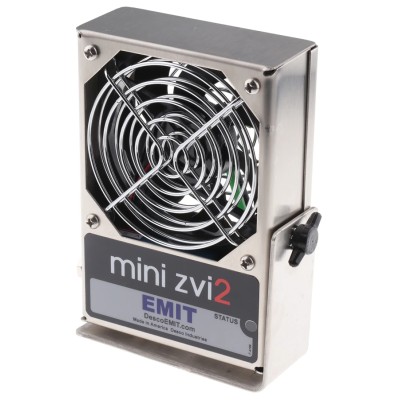 Desco Europe Bench Top Ioniser 5 to 25 V, 2 Fans, 24 V, 86 m³/h Maximum Air Flow, EU/US/UK Plug 50642