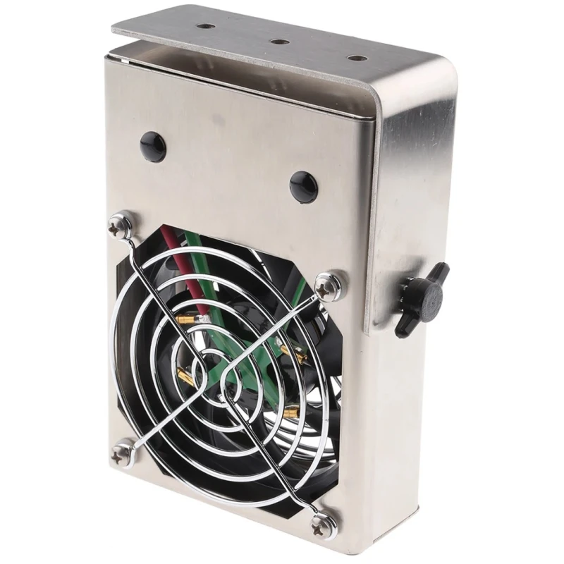 Desco Europe Bench Top Ioniser 5 to 25 V, 2 Fans, 24 V, 86 m³/h Maximum Air Flow, EU/US/UK Plug 50642