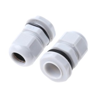 HellermannTyton Grey Polyamide 66 Cable Gland M20 Thread Size 10 mm Min, 14 mm Max, IP68 NGM20-GY