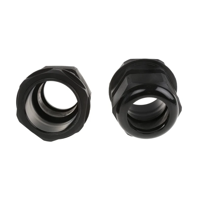 HellermannTyton NGM Series Black Polyamide 66 Cable Gland M63 Thread, 34 mm Min., 44 mm Max., IP68 NGM63-BLK