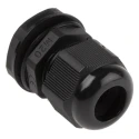RS PRO NGM Series Black Polyamide 66 Cable Gland, M20 Thread, 6 mm to 12 mm Diameter, IP68 Rated NGM20S-BLK