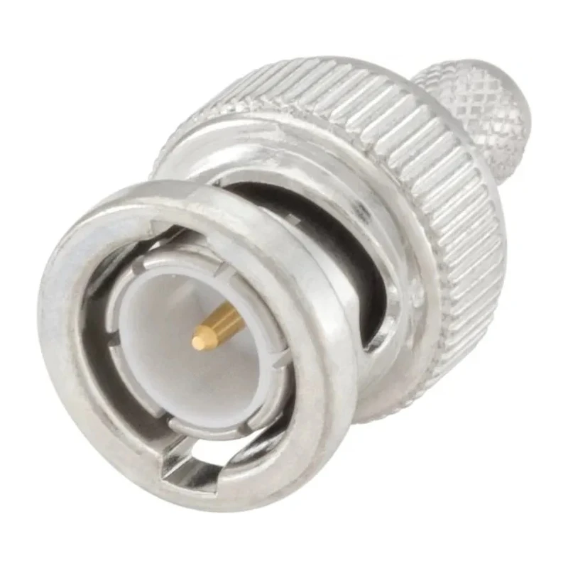 Rosenberger 75 Ω BNC Coaxial Connector Cable Male, Straight Body Crimp Termination 71S102-109N5