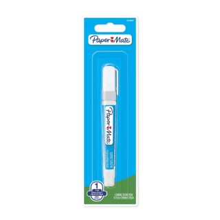 Paper Mate Correction Fluid Pen 7 ml Precision Needle Tip for Clean Pinpoint Corrections 2118931