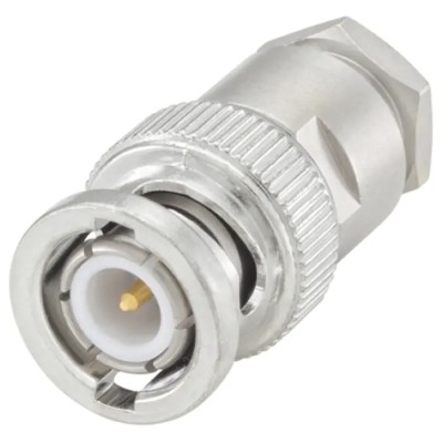 Rosenberger 50 Ω BNC Coaxial Connector Cable Male, Straight Body Clamp 51S106-006N5