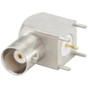Rosenberger 51K201 Series Coaxial Connector PCB Female BNC, 50 Ω, Right Angle Body Solder 51K201-400N5