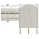 Rosenberger 51K201 Series Coaxial Connector PCB Female BNC, 50 Ω, Right Angle Body Solder 51K201-400N5