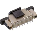 Wurth Elektronik 14 Way Vertical Male FPC Connector, Solder Termination, 0.5 mm Pitch, 50 V, 500 mA, ZIF 687314124422