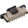 Wurth Elektronik 14 Way Vertical Male FPC Connector, Solder Termination, 0.5 mm Pitch, 50 V, 500 mA, ZIF 687314124422