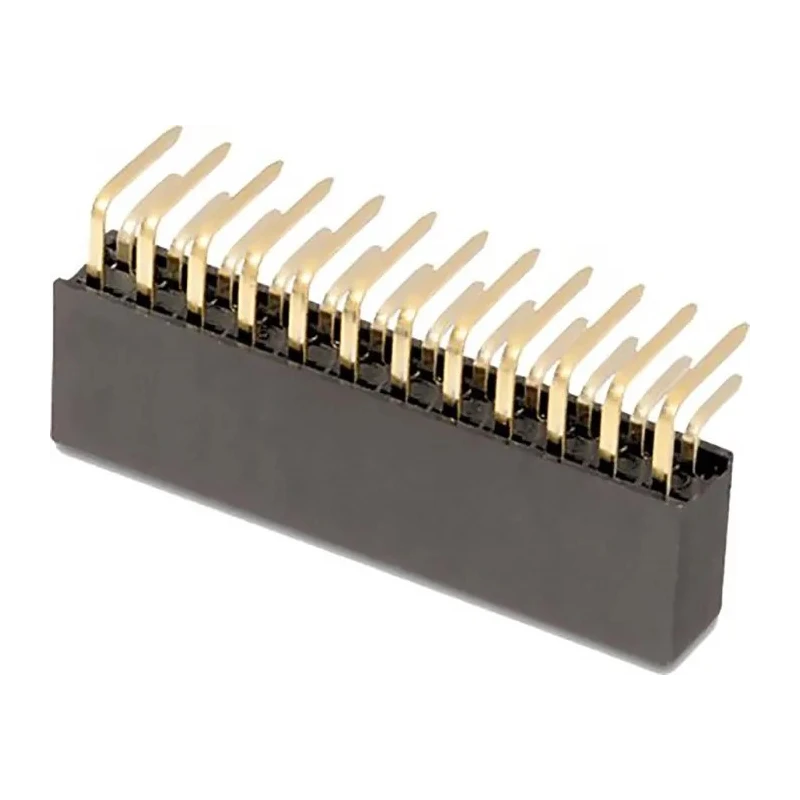 Wurth Elektronik WR-PHD Series Right Angle Through Hole PCB Socket, 8-Contact, 2 Row, 2.54 mm Pitch Solder 613008243121