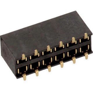Wurth Elektronik WR-PHD Series Straight Surface Mount 40-Contact 2 Row PCB Socket 61004021821